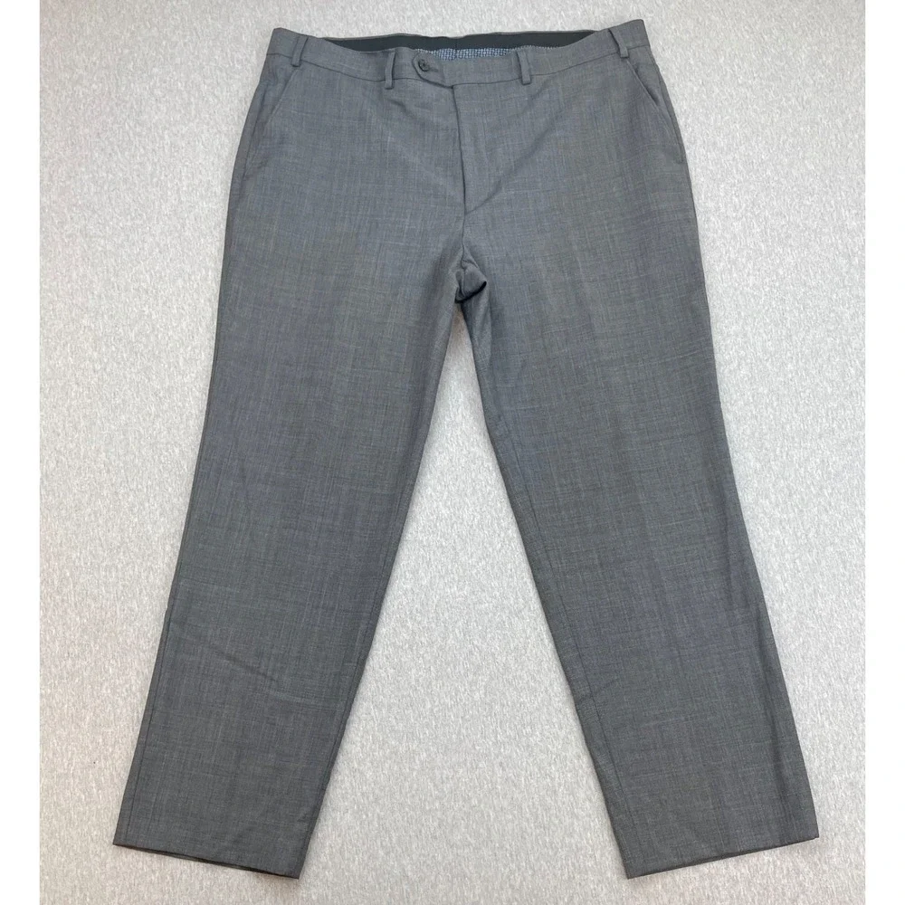 Lauren Ralph Lauren Suit Mens 46L Hopsack Wool Blend Pants 38x29 - 2 Pcs